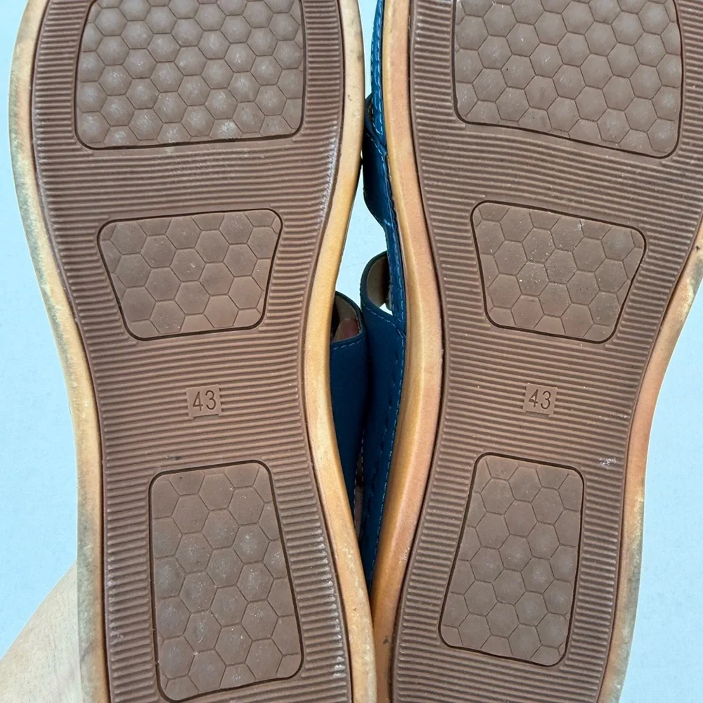 Shibever Blue Sandals